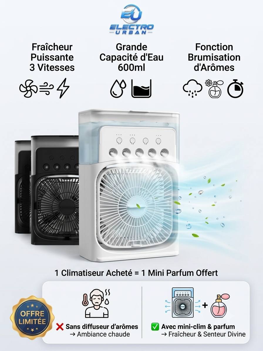 ELECTRO URBAN™- MINI CLIM ( PARFUM OFFERT )